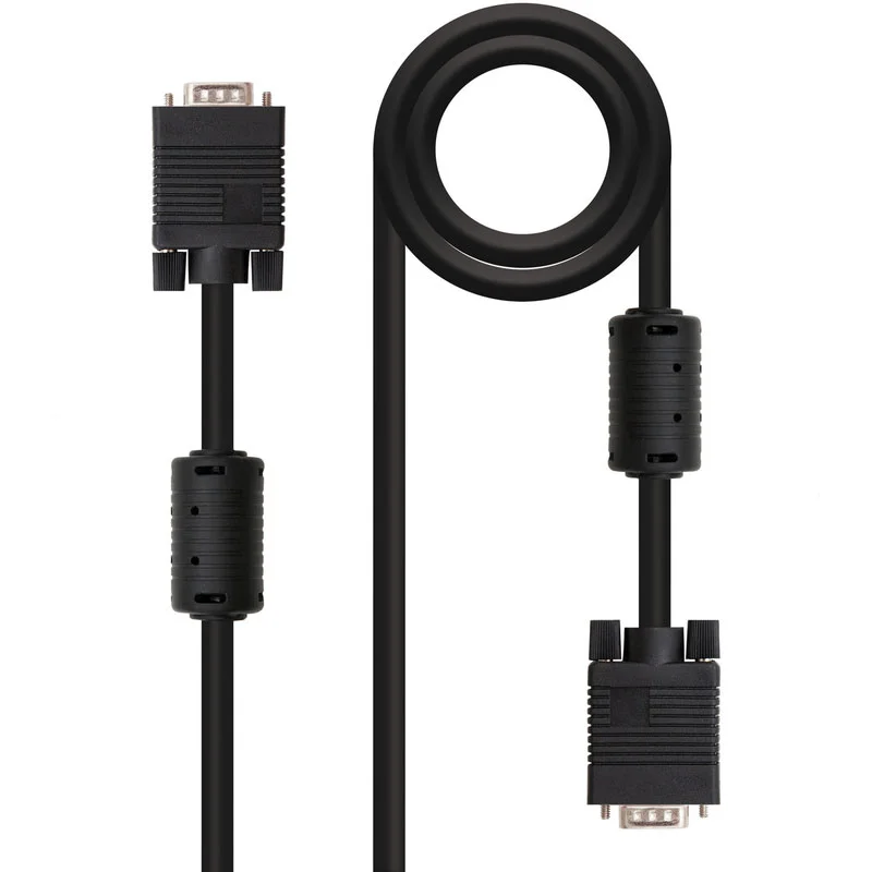 Cabo SVGA Com Ferrite Nanocable HDB15/M-HDB15/M 10 M