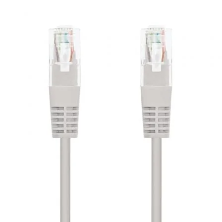 Cabo de Rede RJ45 UTP Nanocable / Cat.6 / 3m / Gris / 10.20.0403