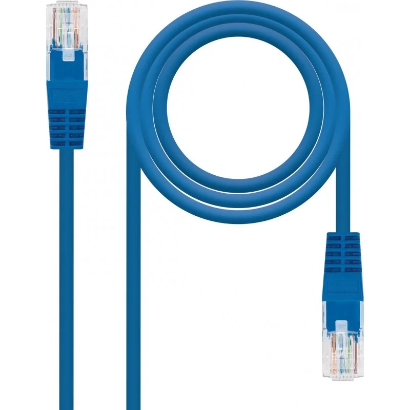 Cabo de Rede Nanocable RJ45 UTP CAT.5E AWG24 2 M Azul