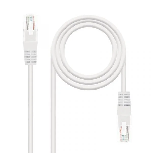 Nanocable Cabo de Rede RJ45 CAT.6 UTP AWG24 1m Branco