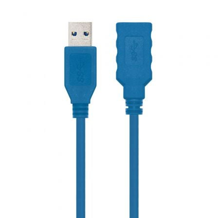 Cabo Alargador USB 3.0 Nanocable / Azul / 1m / 10.01.0901