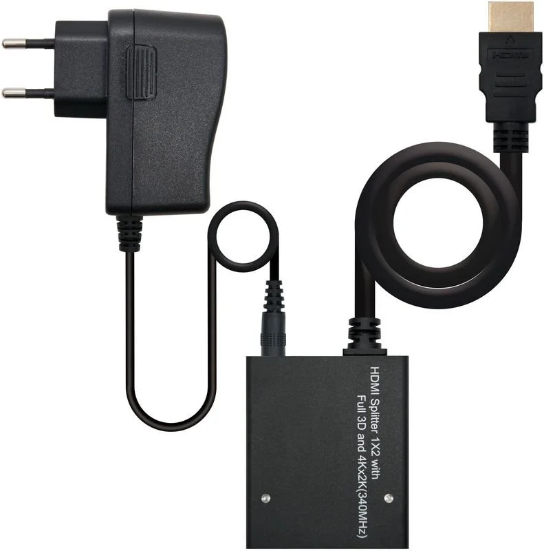 Splitter HDMI Nanocable V1.3 1X2 Com Alim. e Pigtail 50 CM