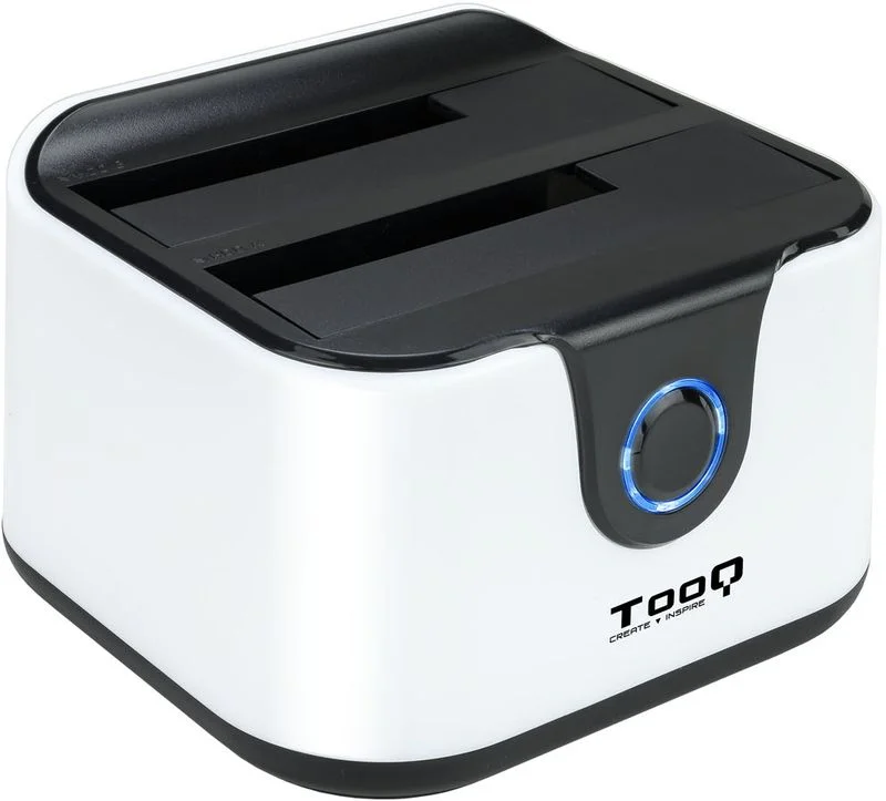 Dock Tooq para 2x SATA 2.5/3.5 OTB - USB 3.0 Branco