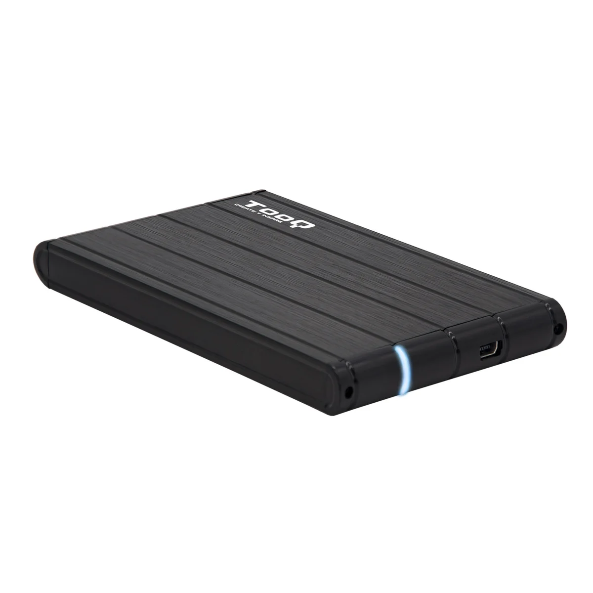 Caixa HDD Tooq 2.5" SATA (9,5mm) - USB 3.1 Gen 1 Preto