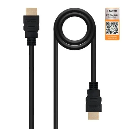 Cabo HDMI 2.0 NANO CABLE / 4K / Macho - Macho / 1m / Preto / 10.15.3601