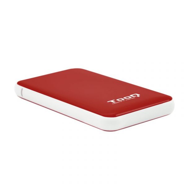 TooQ Caixa Externa HDD 2.5 Sata USB 3.1 Red - TQE-2528R