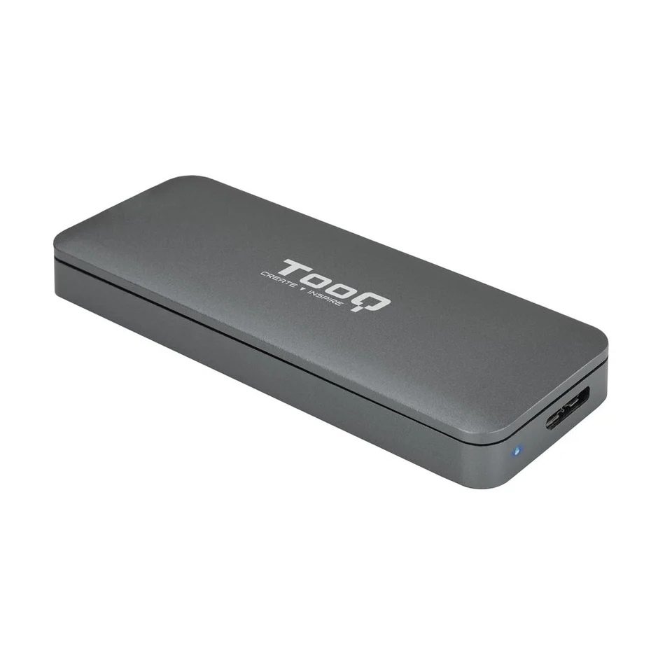 Caixa SSD Tooq M.2 NGFF - USB 3.1 Gen 1 Cinzenta
