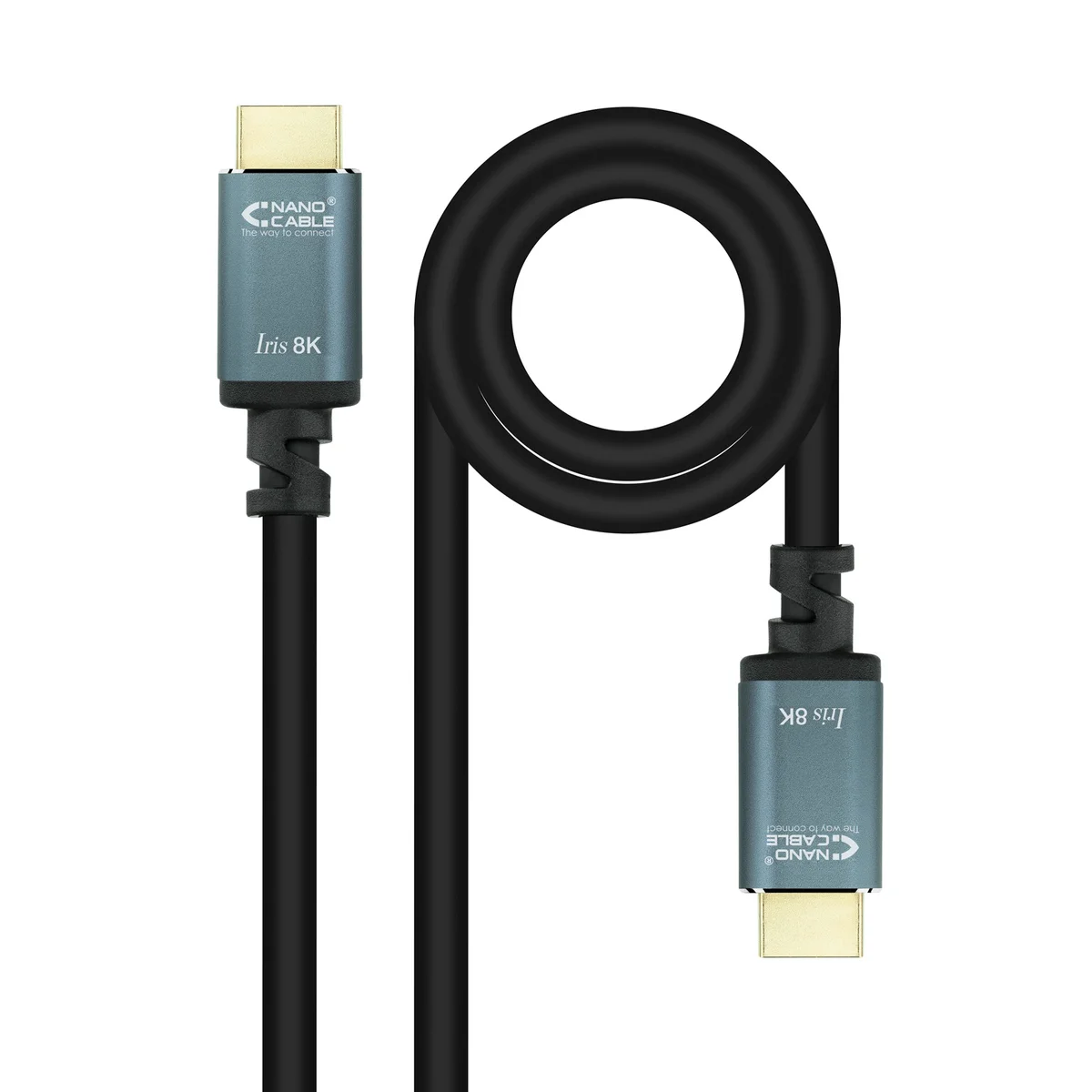 Cabo HDMI V2.1 8K Nanocable IRIS A/M-A/M 1 M Preto