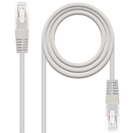 Nanocable - Cable de red latiguillo RJ45 Cat.6 UTP AWG24, Gris, 1.5m - 10.20.0401-L150
