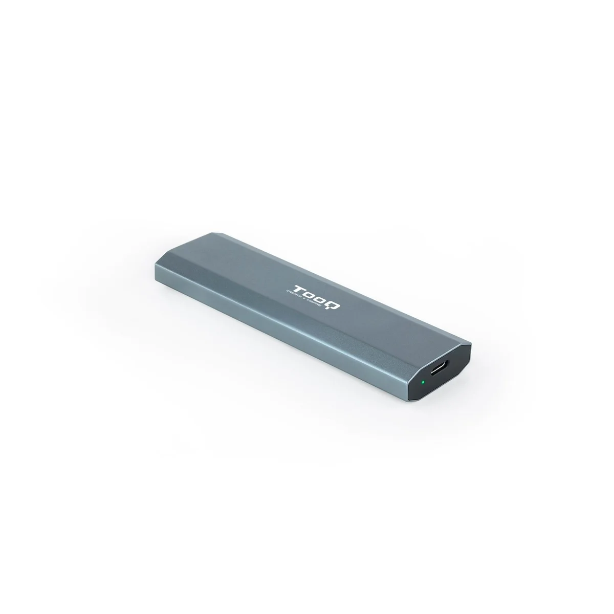 Caixa SSD Tooq M.2 NGFF/NVMe SSD – USB 3.1 Gen 2 Cinza