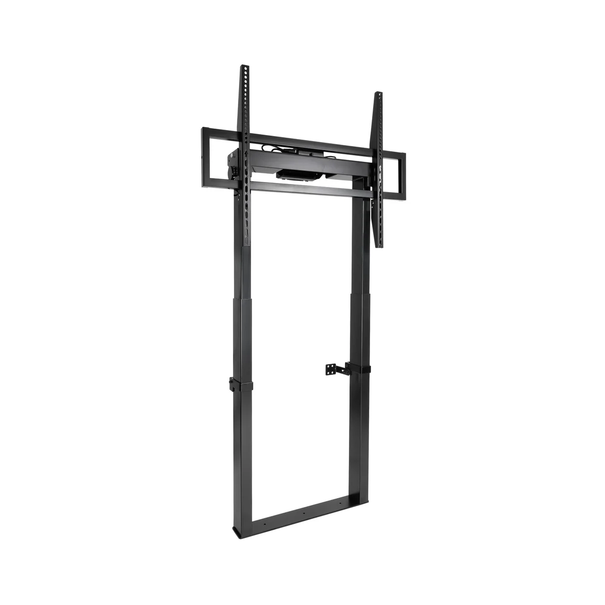 Suporte Fixo de Chão Tooq TITAN c/Ajuste Elétrico em Altura 55" a 100" Máx. 120Kg Preto