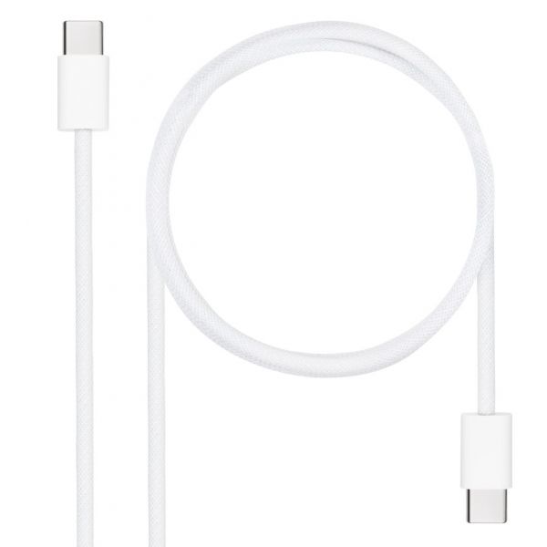 Nanocable Cabo Usb-c Macho - Usb-c Macho Branco (1 Metro) - 10.01.6001-CO