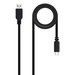 Nanocable Cabo USB 2.0 3A USB-C/M > USB-A/M 1.5 M Black