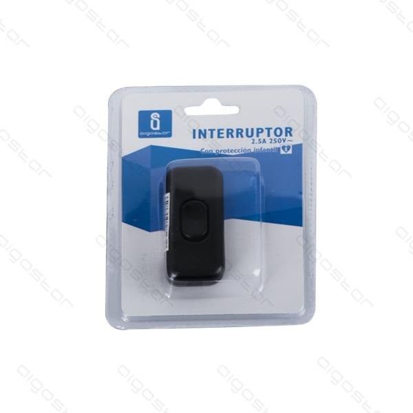Interruptor De Linha 2.5a Preto C/ Protecção Infantil - Mi954581