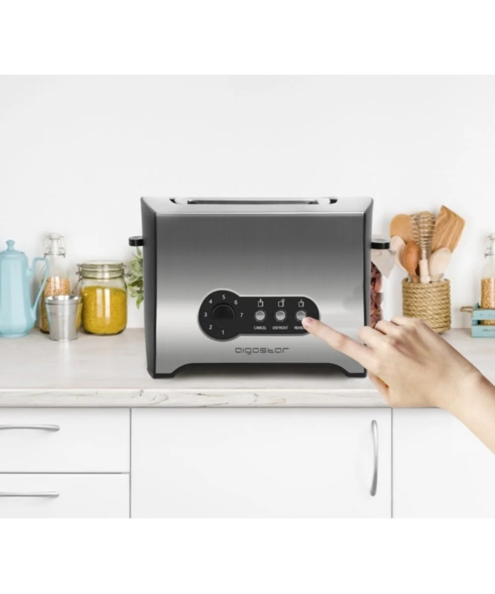 Torradeira Aigostar 900W Prata