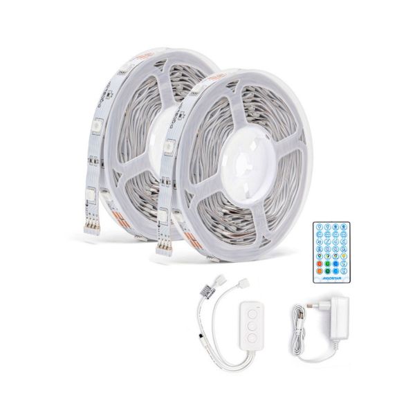 Aigostar Fita led Wifi Inteligente 10 Metros (2 X 5m) Rgb 36W