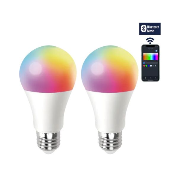 Lâmpada LED Smart Bluetooth 2 Uni. E27 A60 12W Rgb+cct - MI947523