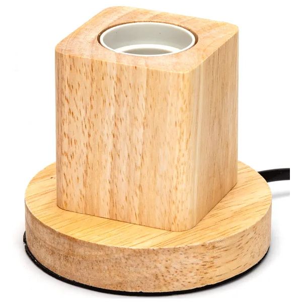 Candeeiro de Mesa E27 Madeira - MI421014