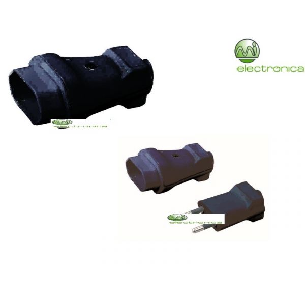 Ficha Fêmea Flat 10A/250V/2500W Black - MI751000