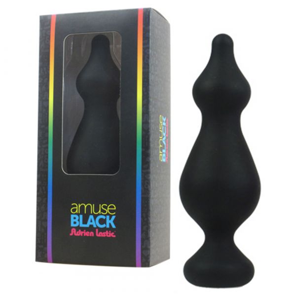 Adrien Lastic Plug Anal Amuse Black L Preto