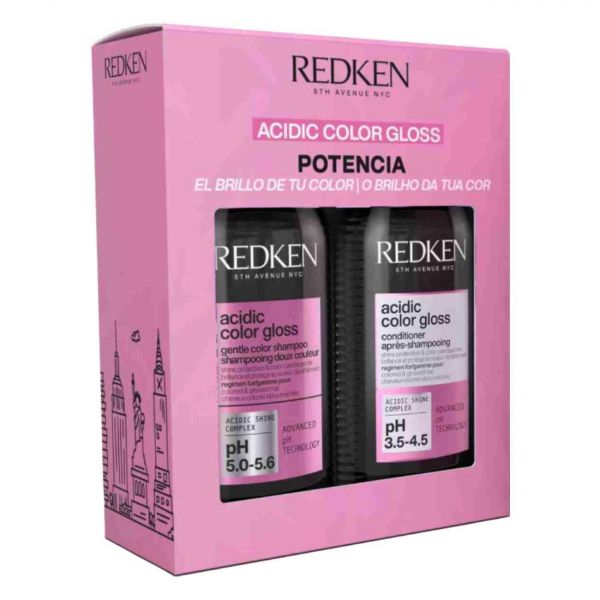 Redken Acidic Color Gloss Spring Shampoo 500ml + Acidic Color Gloss Condicionador 500ml
