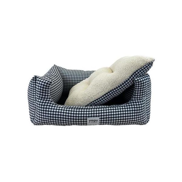 Yagu Berço Conforto Vichy para Cães e Gatos 50x38x22 cm