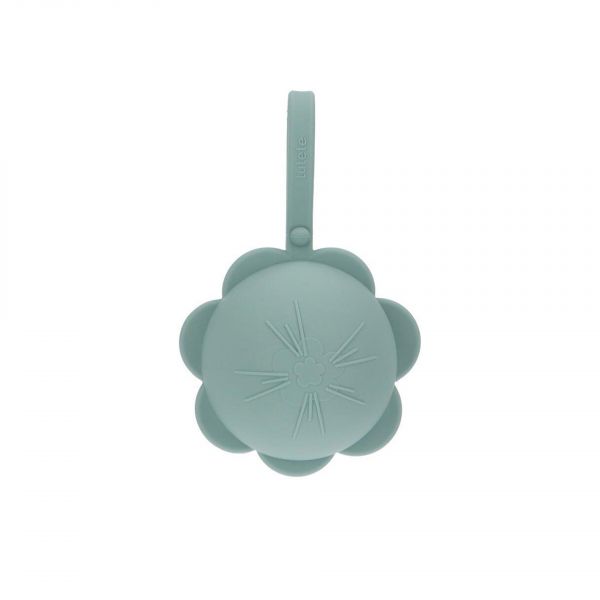 Tutete Guarda Chupetas Silicone Flower Light Sage