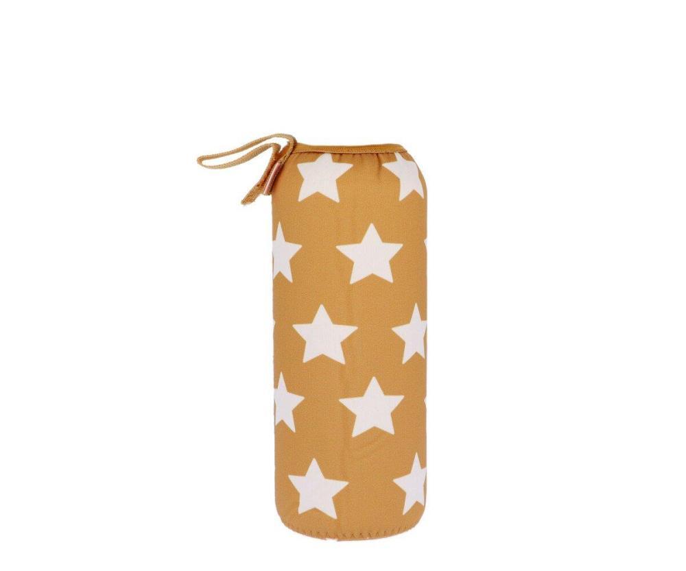 Capa de Garrafa em Neoprene Star Mostarda 750ml