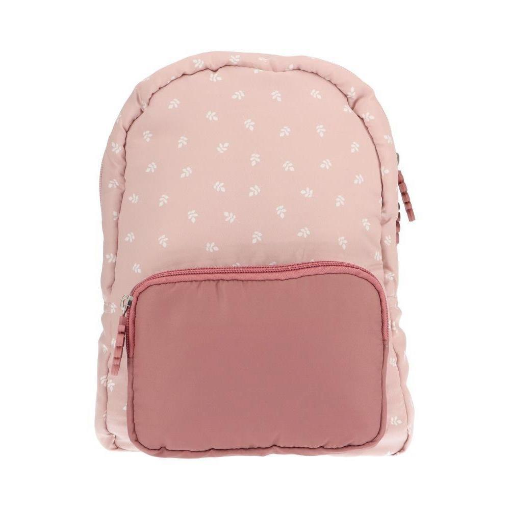Mini Mochila Tutete Leaves Pink 25x20cm