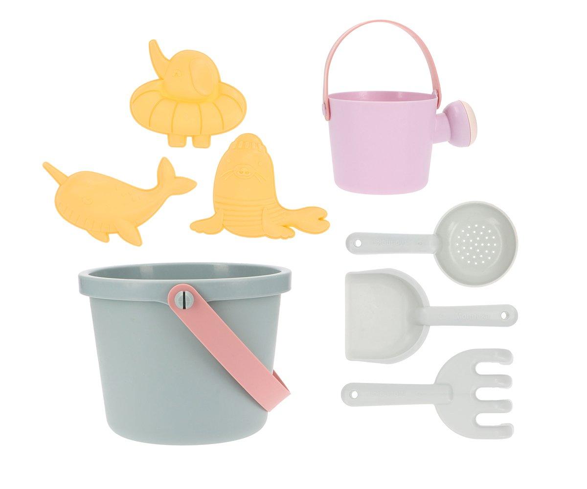 Tutete Set de Brinquedos de Praia Sage Cube – 8 Peças