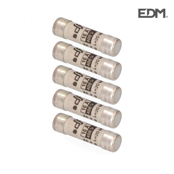 EDM Fusivel Mtoo 16 a 8,5X31,5 Tipo Ticino Fechado (5 Unid.)