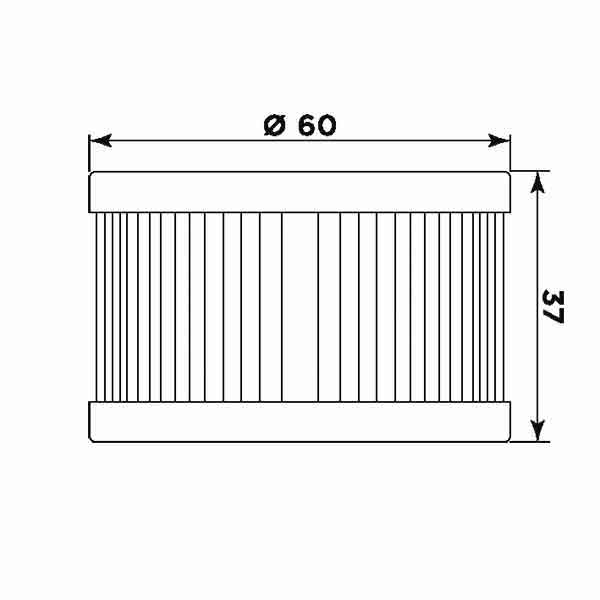 FILTRO OLEO MEIWA S3006 (=HF137)