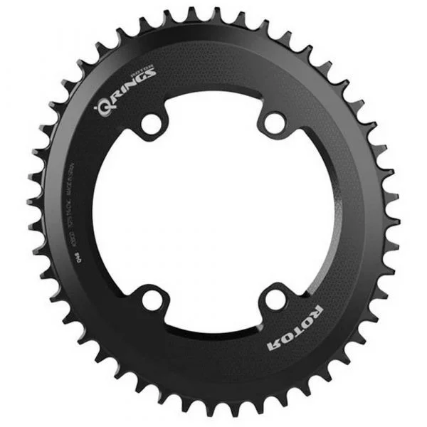 Rotor Prato 1x Oval Q Ring Bcd 110x4 40t Black 40t