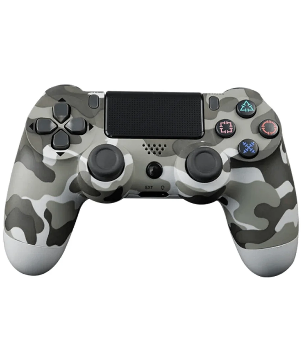 Comando para PS4 Compatível Wireless Cinza Militar