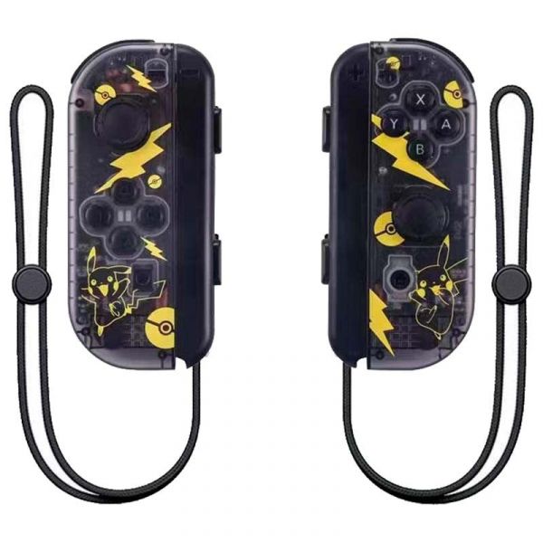 Comando Joy-Con Set Esquerda/Direita Nintendo Switch Compatível Transparente/Amarelo