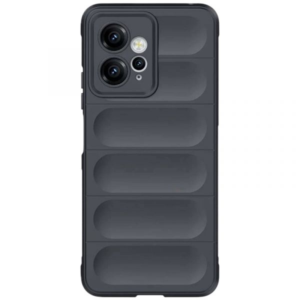 Crococase Capa Silicone Wave para Xiaomi Redmi Note 12 4G Pro Grey