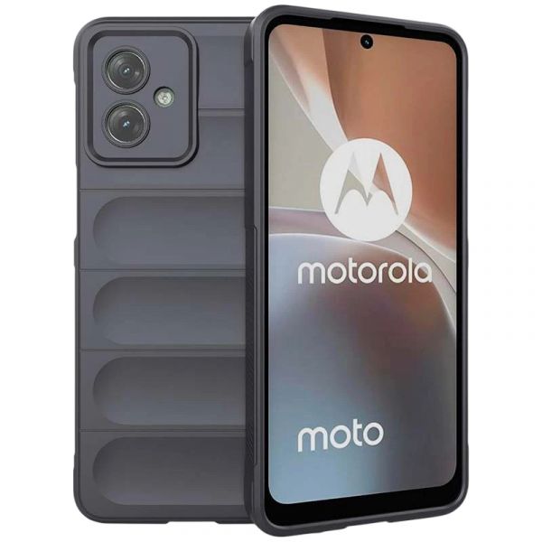 Crococase Capa Silicone para Motorola Moto G54 Grey