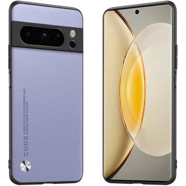 Crococase Capa Pele Sintética para Google Pixel 8 Pro Lavender