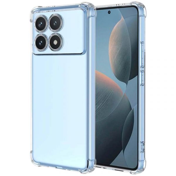 Crococase Capa Silicone Reforçada para Xiaomi Poco F6 Pro 5G