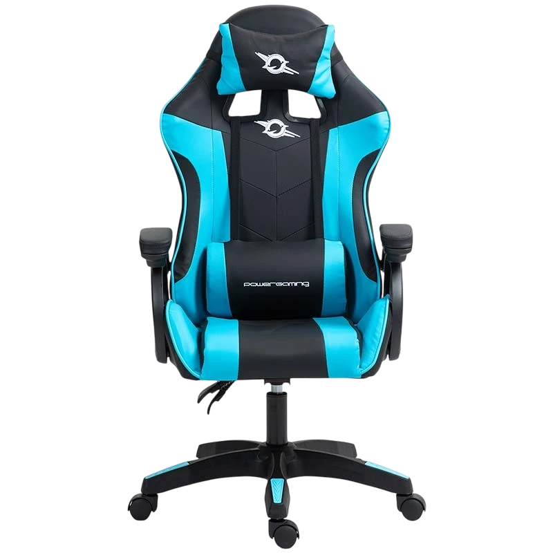 Cadeira Gaming PowerGaming Preto+Azul