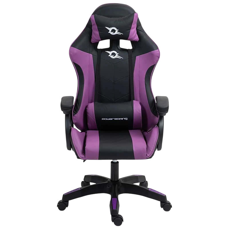 Cadeira Gaming PowerGaming Preto+Lilás