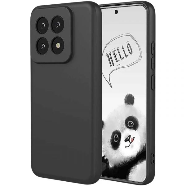 Crococase Capa Square Liquid Premium para Xiaomi 14T Pro 5G Black