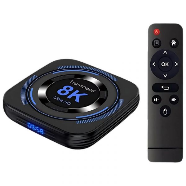 TX Oil Transspeed 8K H618 2GB Android TV Dual Wifi Black