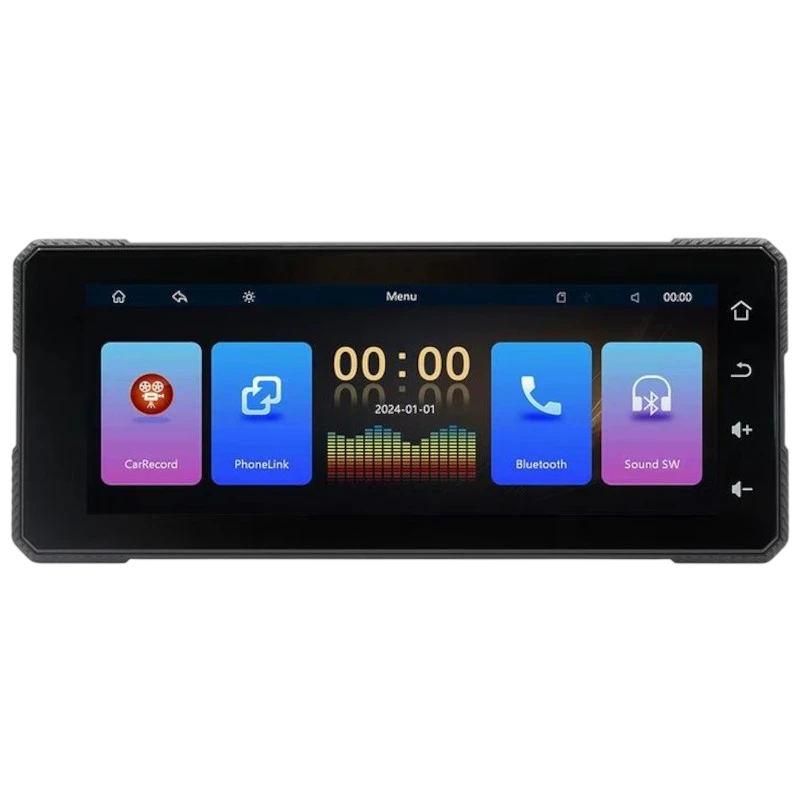 Ecrã tátil universal SWM B5353 6,86 polegadas Carplay/Android Auto sem fios Preto