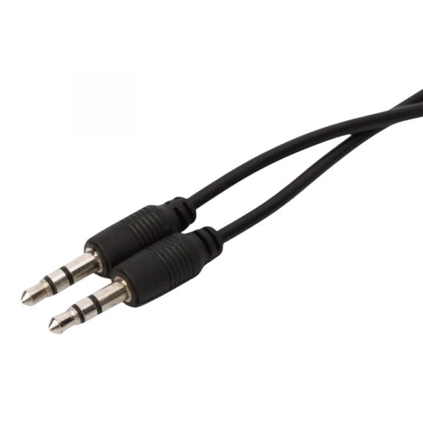 PowerPlanet Cabo Áudio Jack 3.5mm Macho/Macho 1.5m