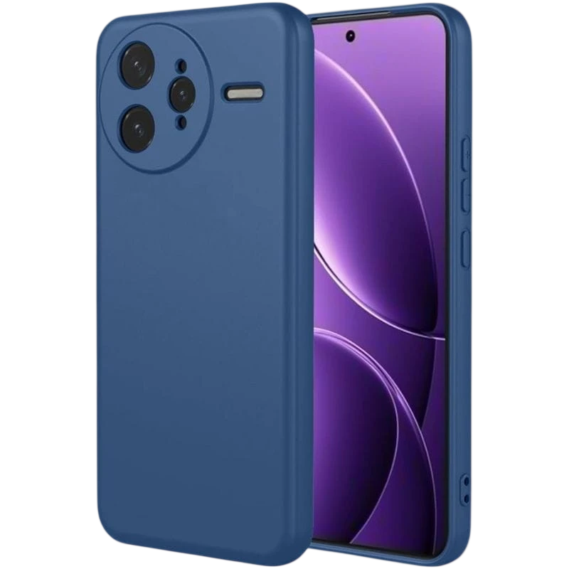 Capa Xiaomi Poco F7 Ultra Square Liquid Premium Azul