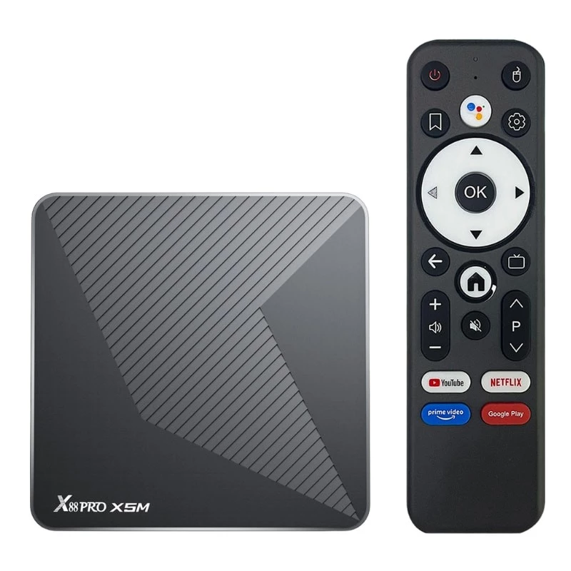 X88 Pro X5M 4GB/32GB 8K WiFi 6 Android 14 Preto - Android TV