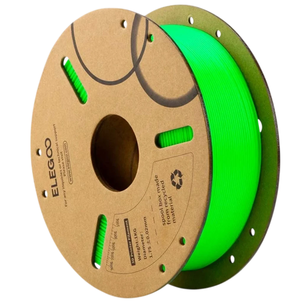 Elegoo Filamento para Impressora 3D PLA 1.75mm 1kg Verde