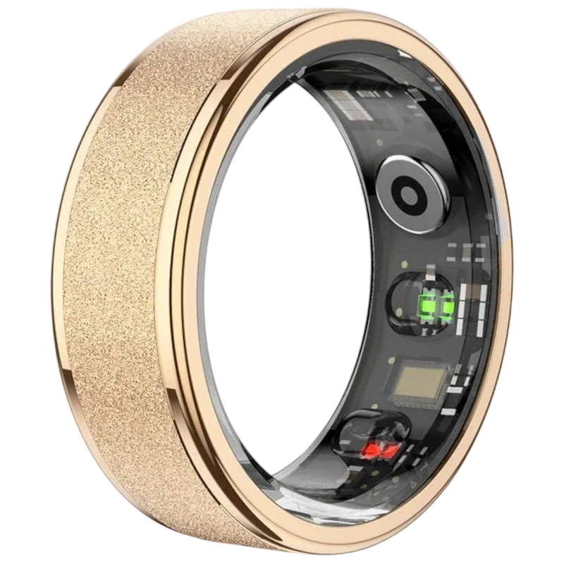 COLMI R10 Smart Ring 5ATM Bluetooth 5.0 – Dourado Tamanho 7