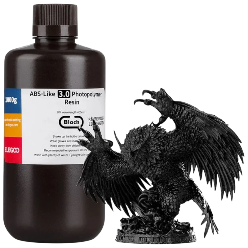 Elegoo Resina ABS V3.0 1KG Black